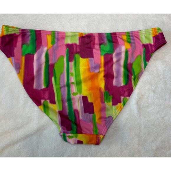 Victorias Secret Swimwear Multicolor Tankini‎ Swimsuit 34A + 2 Bottoms M / L - Picture 7 of 11